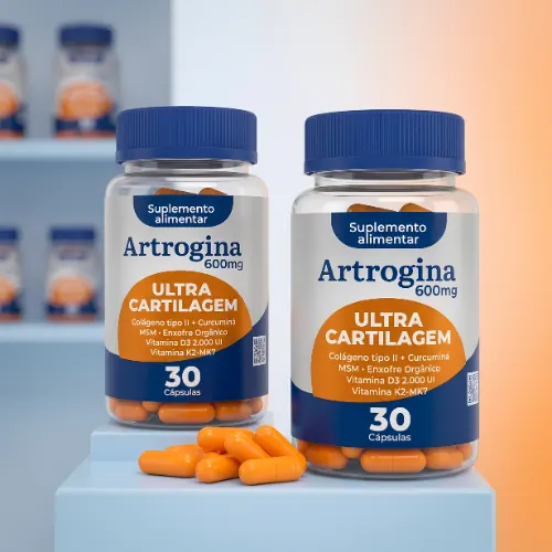 2 Potes Artrogina 600mg